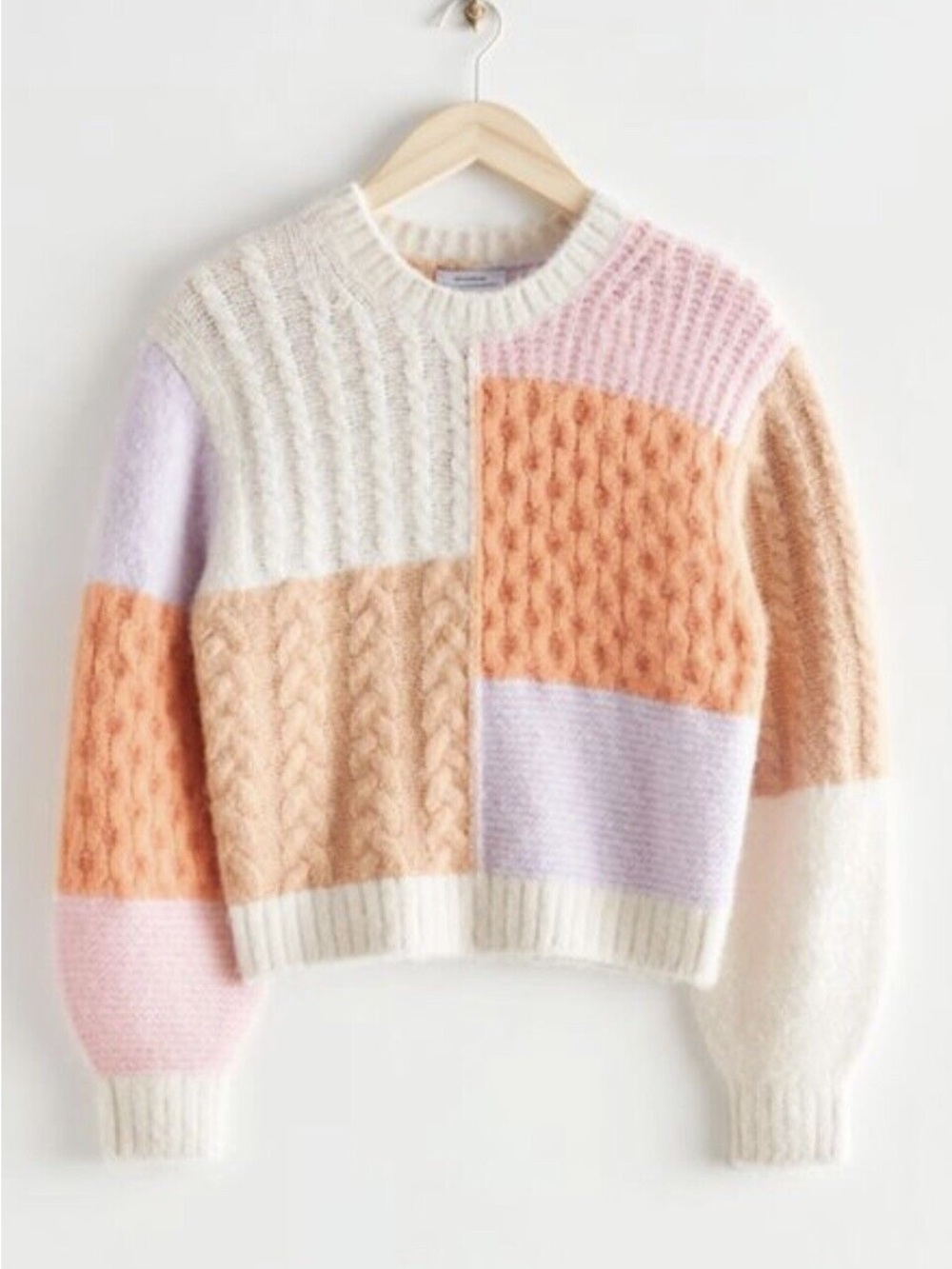 & Other Stories Patchwork Sweater